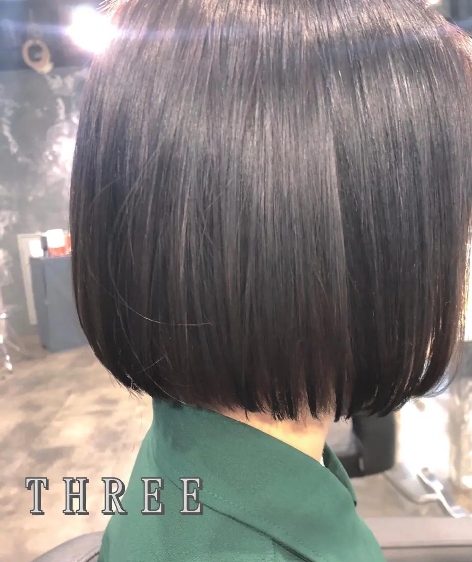 ショート カラー パーマ ボブ kenta GATTACAのヘアスタイル