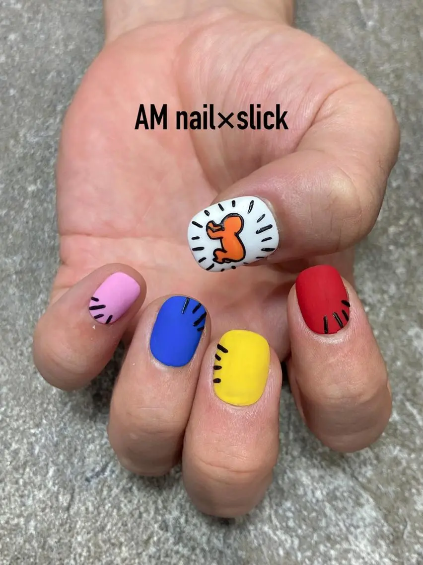 ネイル アートネイル 持ち込み ハンドネイル Am:nail 柏 SUE（スゥ）のネイルデザイン