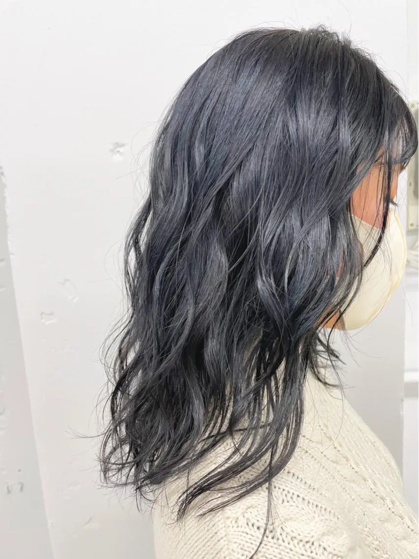 セミロング ヘアカラー YOFAhair芦屋 峰★カラーリストのヘアスタイル