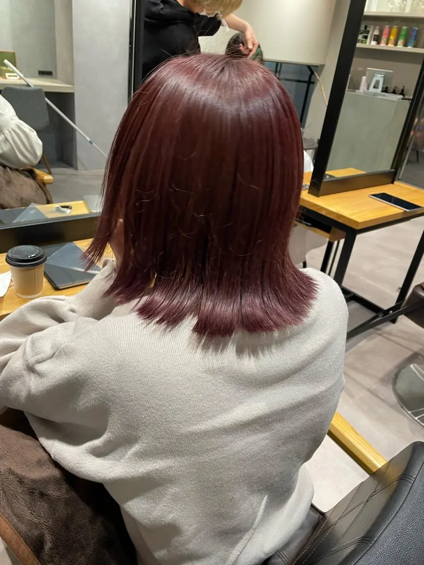 ミディアム エギョモリ 外国人風カラー ハイライト 髪質改善 タンバルモリ ヘアカラー 韓国風/オシャレ /縮毛矯正/滝口琴未のヘアスタイル