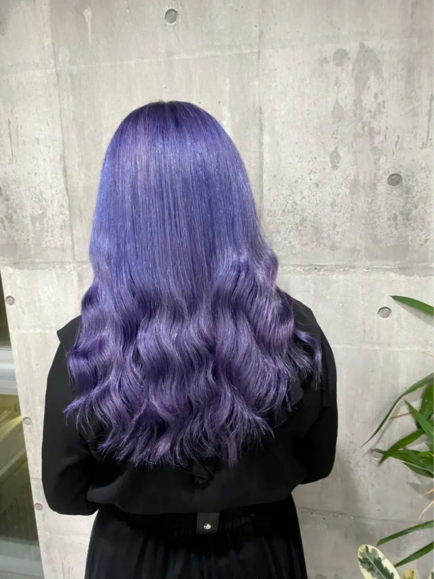 セミロング カラー ヘアアレンジ アッシュ アッシュグレー アッシュグレージュ バレイヤージュ ミストバング 柔らかカラー/ 縮毛矯正YUTO🧋のヘアスタイル
