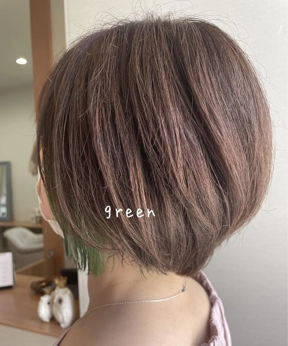 ショート カラー NOPPO 和泉市 美容室／奥村　飛鳥のヘアスタイル