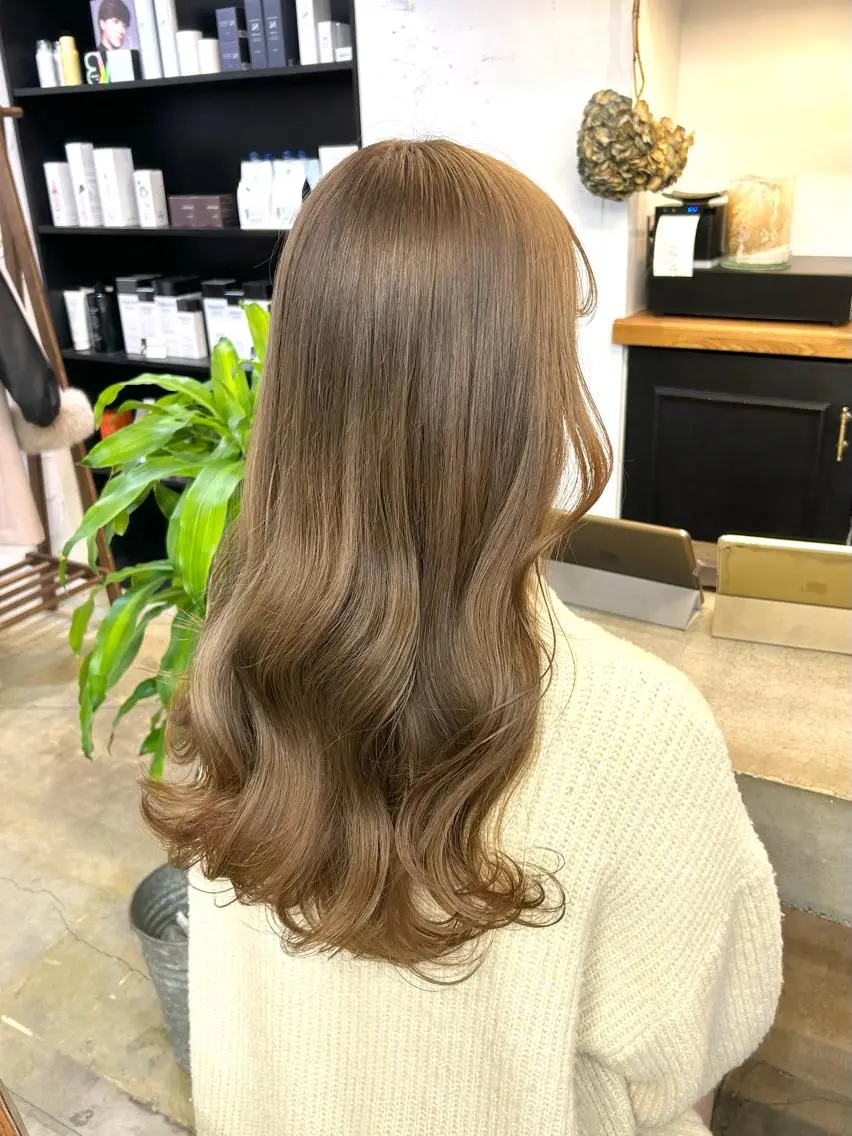 ロング カラー ヘアアレンジ 🎀暖色カラー🎀 ♡yurika♡のヘアスタイル