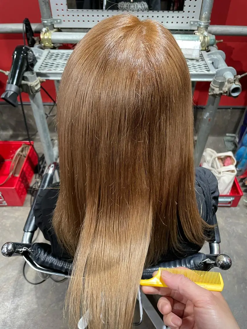 ロング 髪質改善 トリートメント SLIME Seiのヘアスタイル