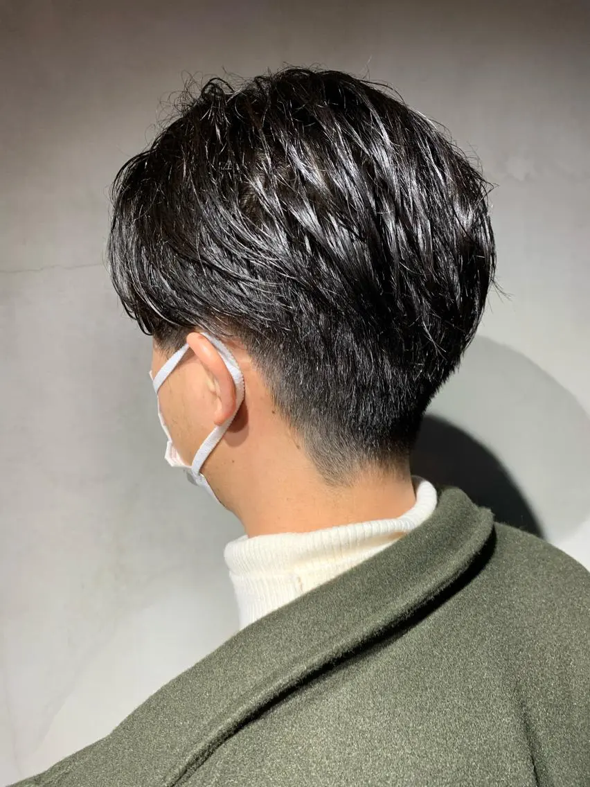 ショート メンズパーマ 工藤勇也のヘアスタイル
