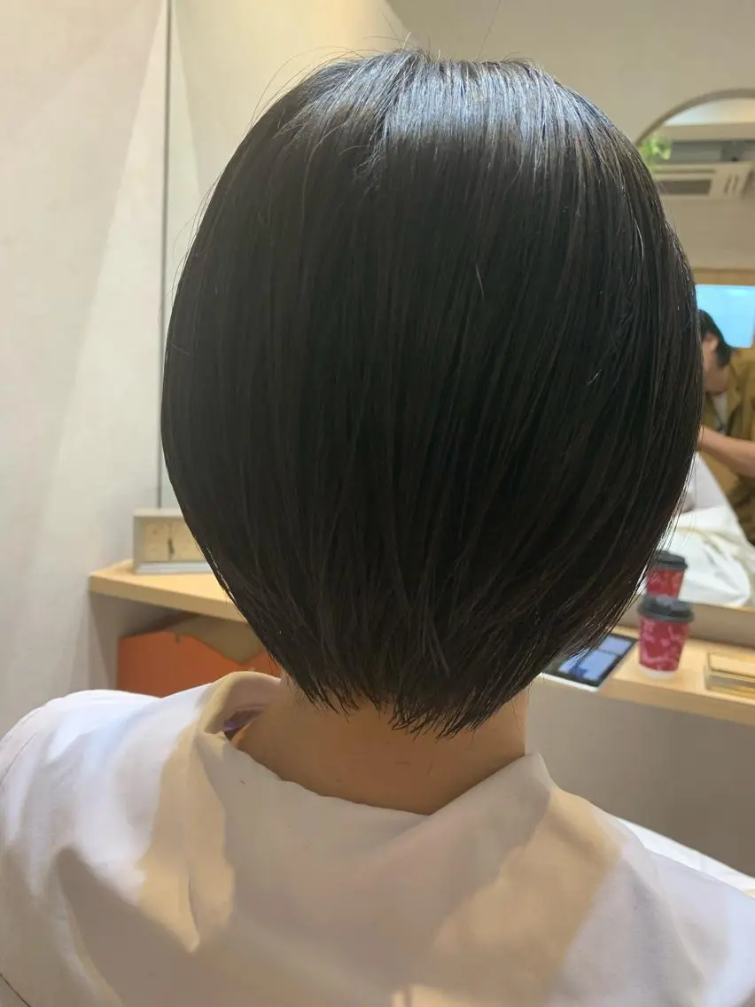 ショート カット 縮毛矯正 newiネウィ _naoのヘアスタイル
