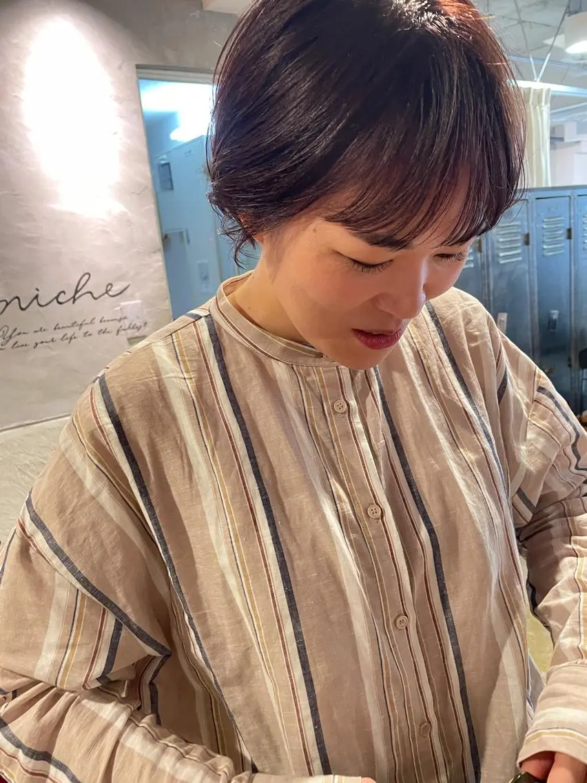 ショート ボブ ショートヘア カット ヘアカラー トリートメント ayane⭐️ボブ・ ショート・パーマのヘアスタイル