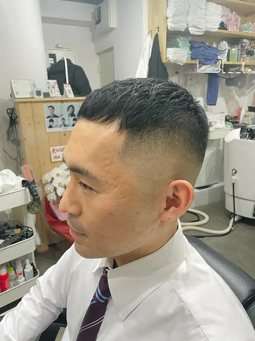 ショート メンズ カット 💈メンズパーマ💈 ナカザワ　　リョウのヘアスタイル