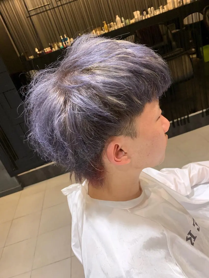 ショート カラー メンズ 美髪形成!色素改善! 秋田 和輝のヘアスタイル