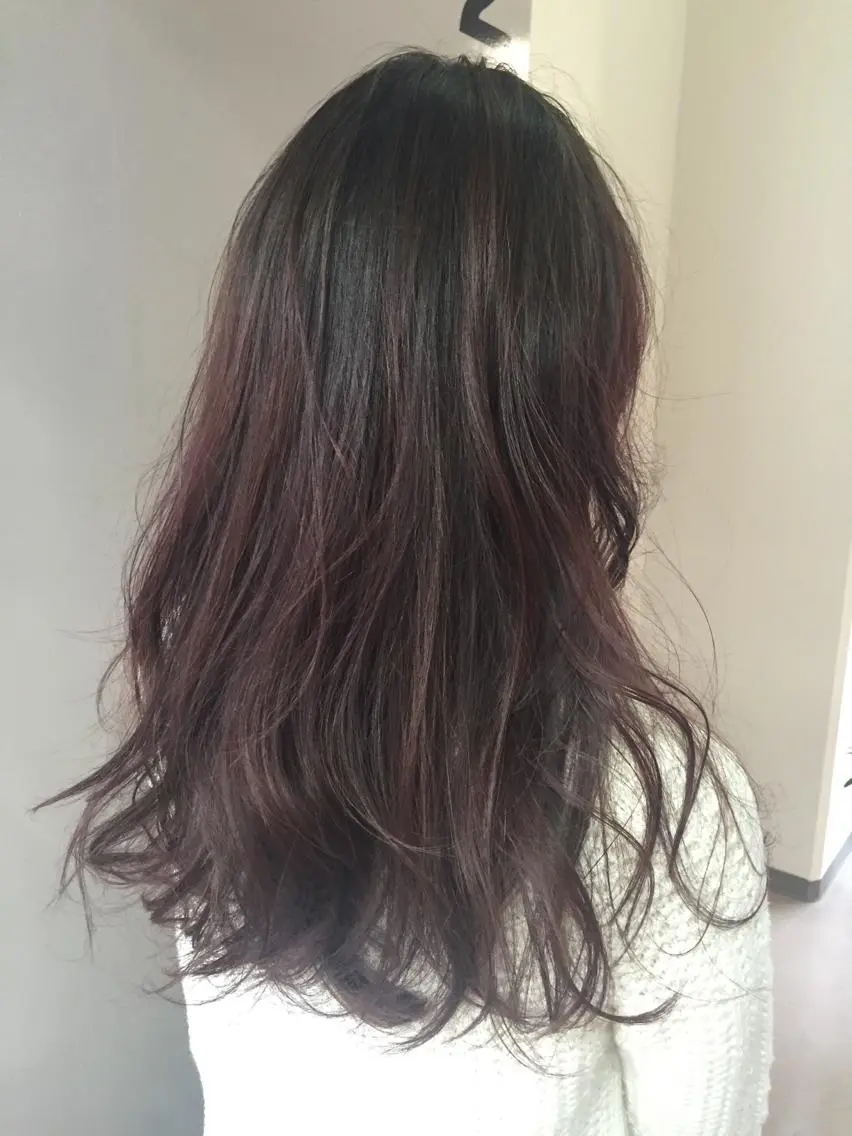 ロング カラー パーマ ヘアアレンジ メンズ キッズ ネイル マツエク・マツパ グラデーションカラー グラデーション 新宿/髪質改善/ 美髪矯正✨浅江通友のヘアスタイル