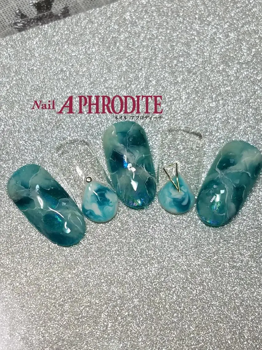 ネイル 大理石ネイル(マーブル) Nail Aphroditeのネイルデザイン