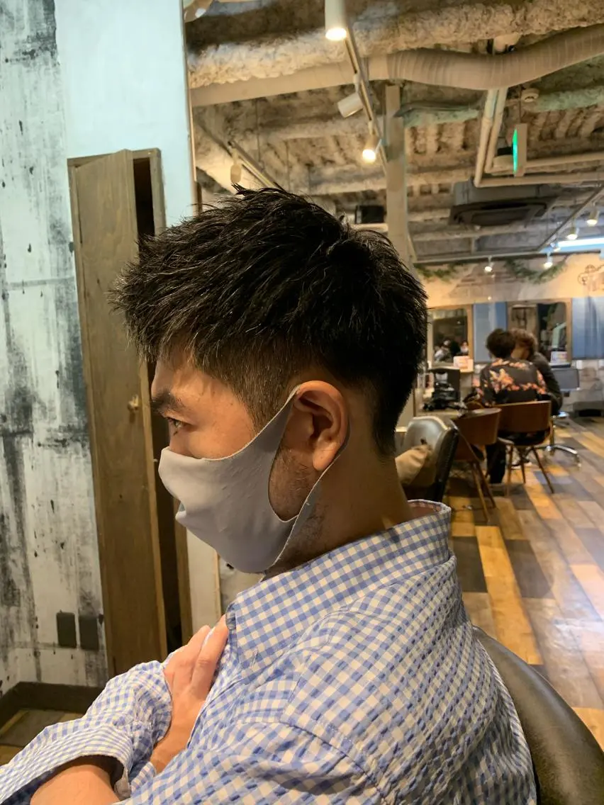 ショート メンズ repose日本橋 室町のヘアスタイル