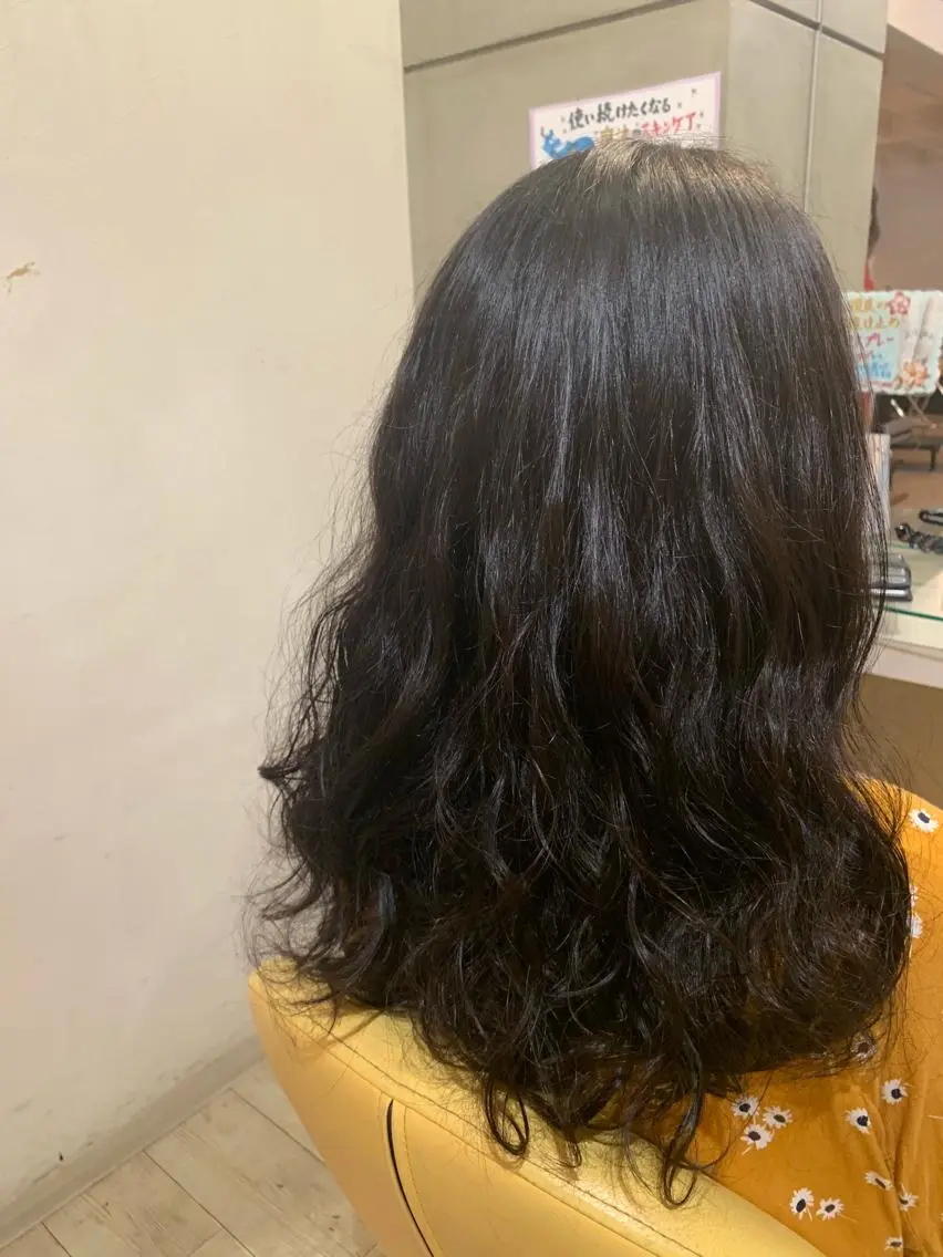 パーマ カット パーマ トリートメント 加藤 実穂のヘアスタイル