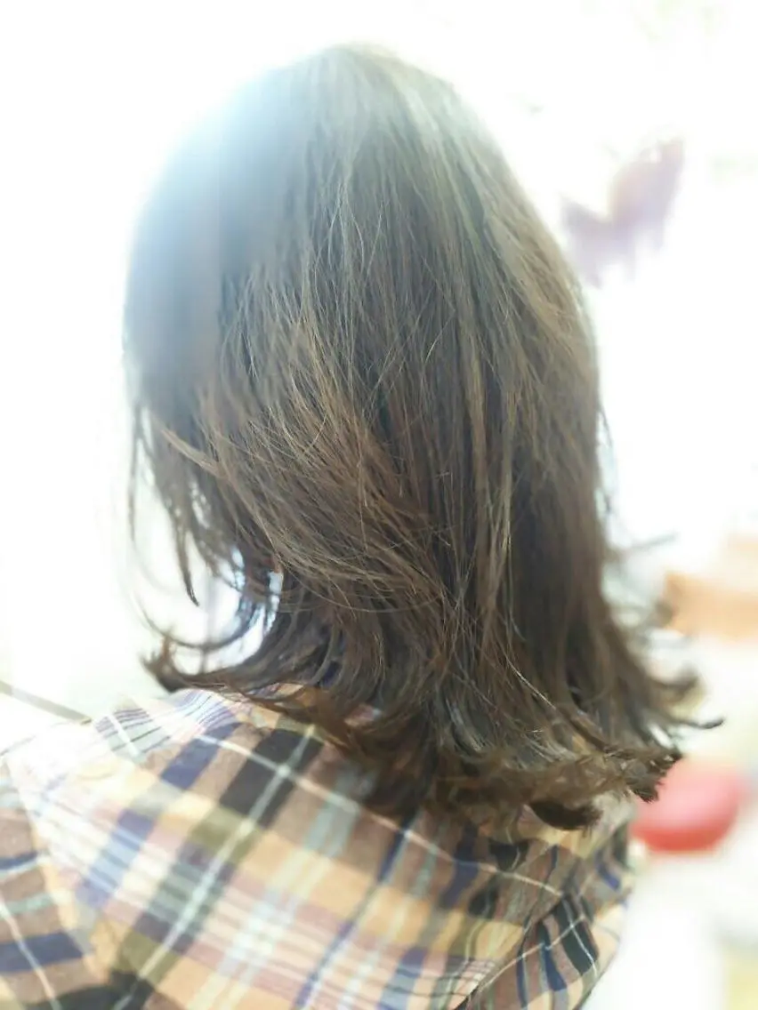 セミロング 小澤 充のヘアスタイル
