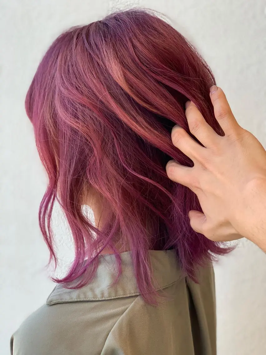 ミディアム カラー カラーと言ったら SAWARAのヘアスタイル