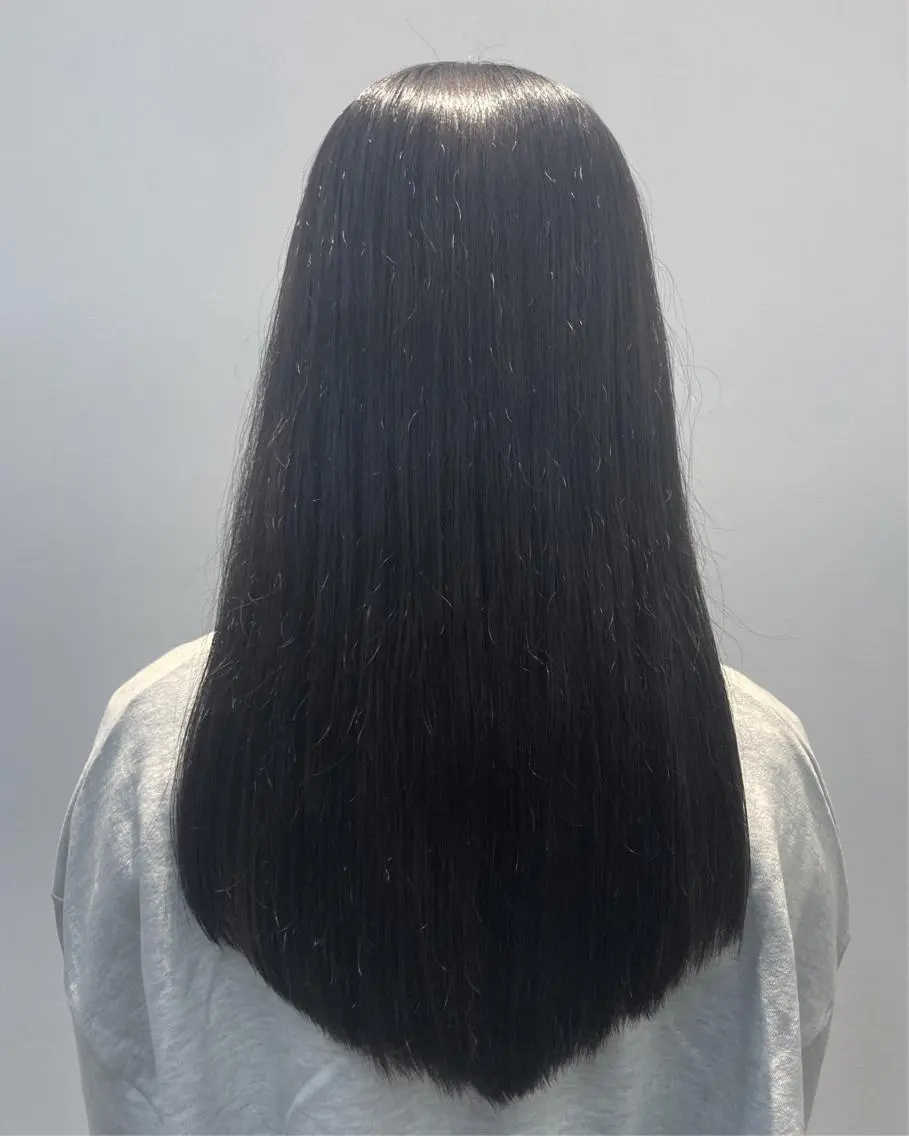 ロング カラー カット ヘアカラー トリートメント 透明感カラー 板橋 島村美咲のヘアスタイル