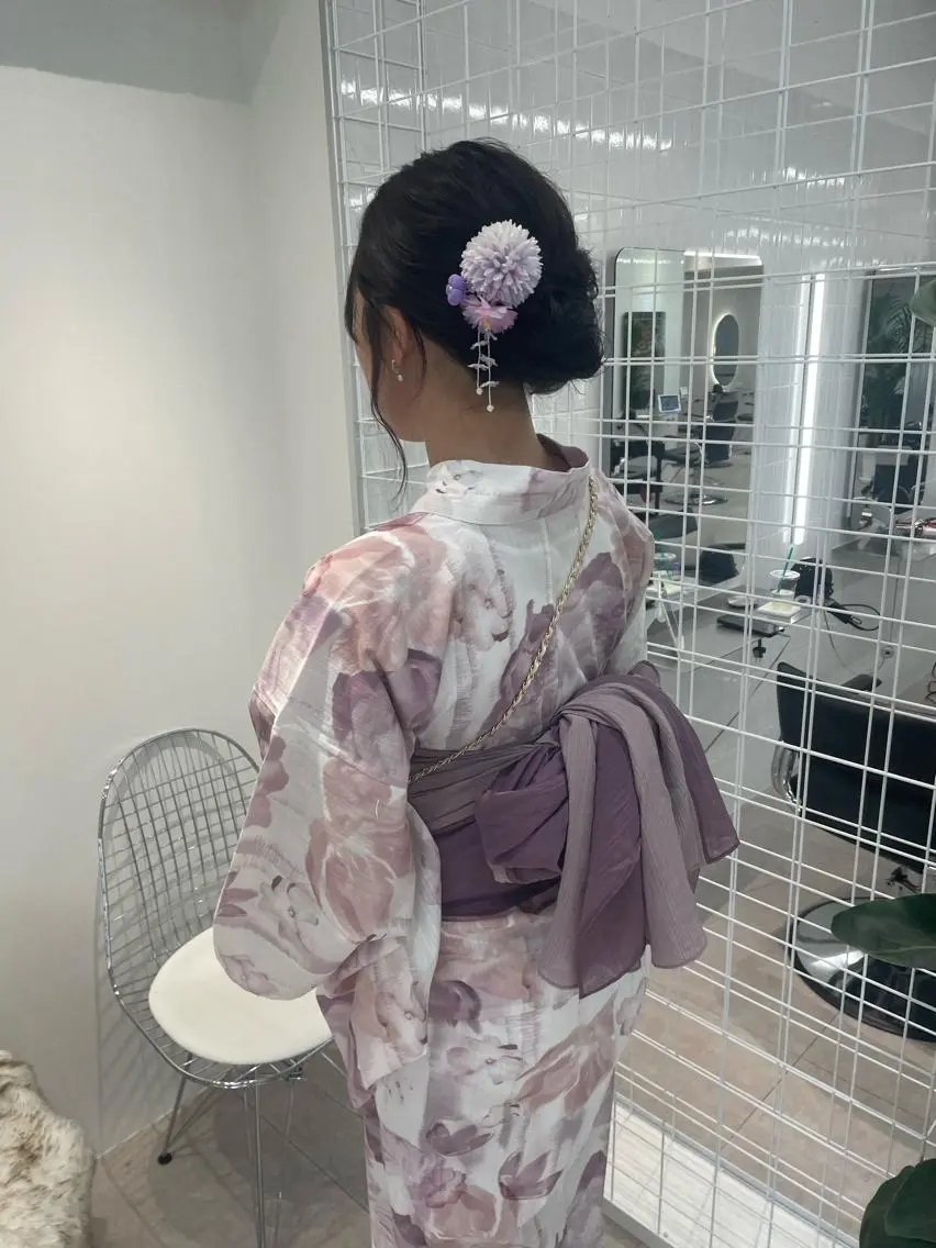 ミディアム 卒業式のヘアスタイル 学生 韓国風ヘア 浴衣 当日予約大歓迎💕/ Chisatoのその他イメージ