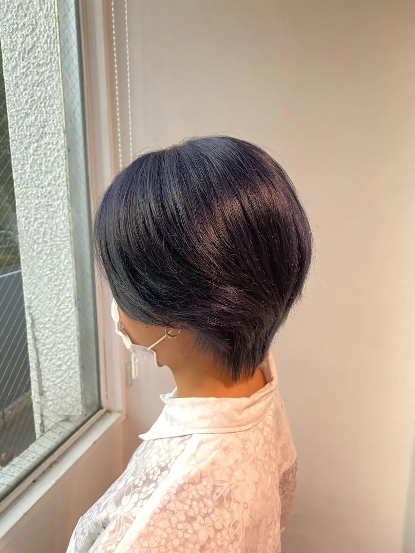 ショート カラー メンズ センターパート特化 井上健太のヘアスタイル