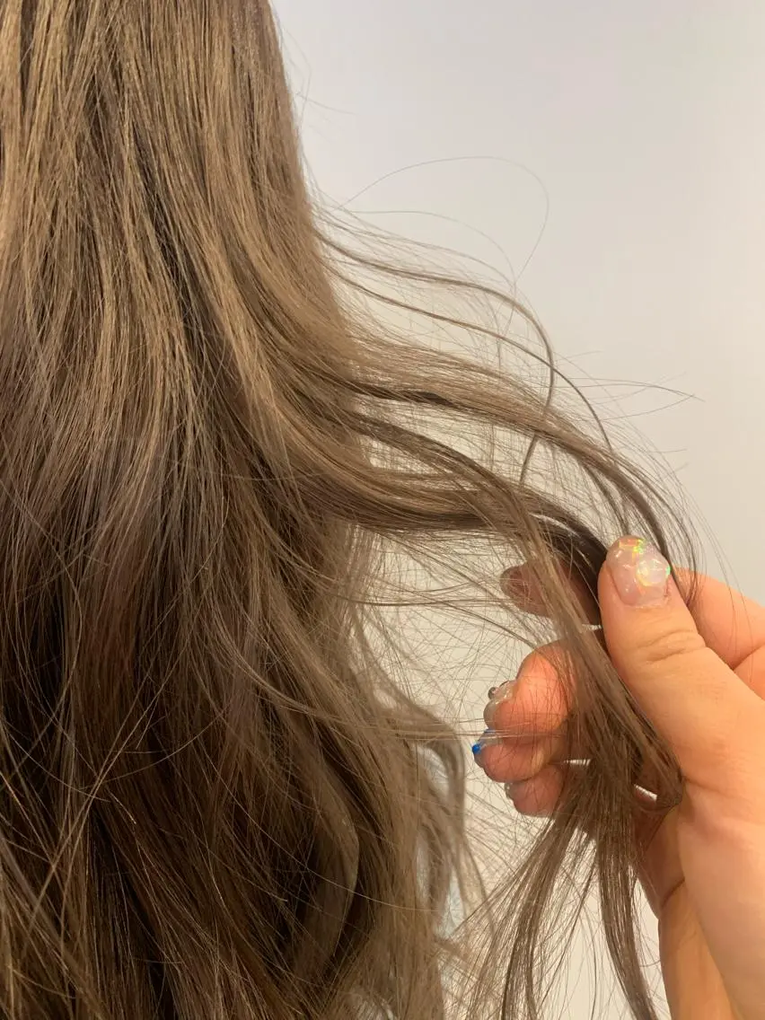 ロング カラー ヘアアレンジ 安福 椎南のヘアスタイル