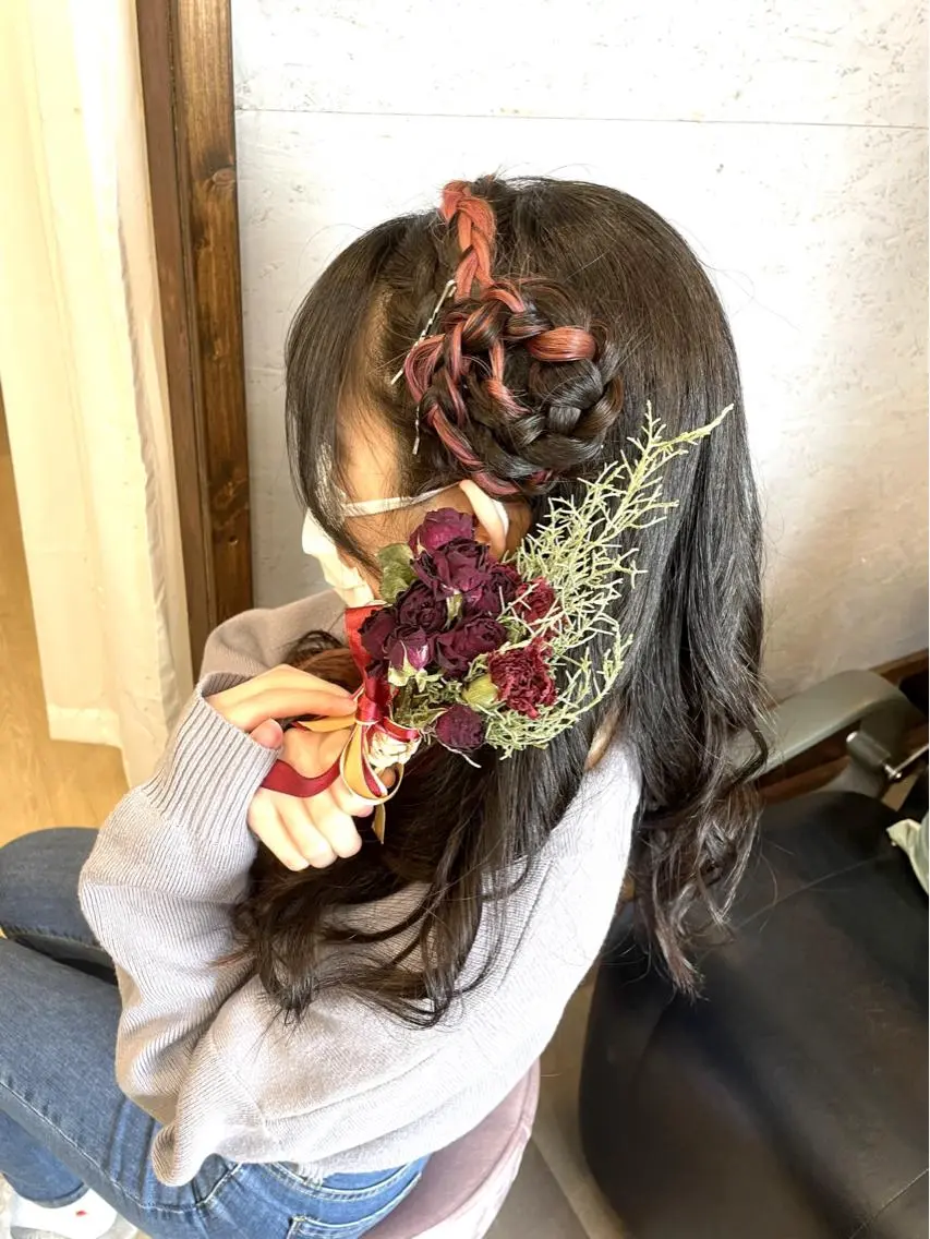 ロング ヘアアレンジ HempBeauty 浅野アサミのヘアスタイル
