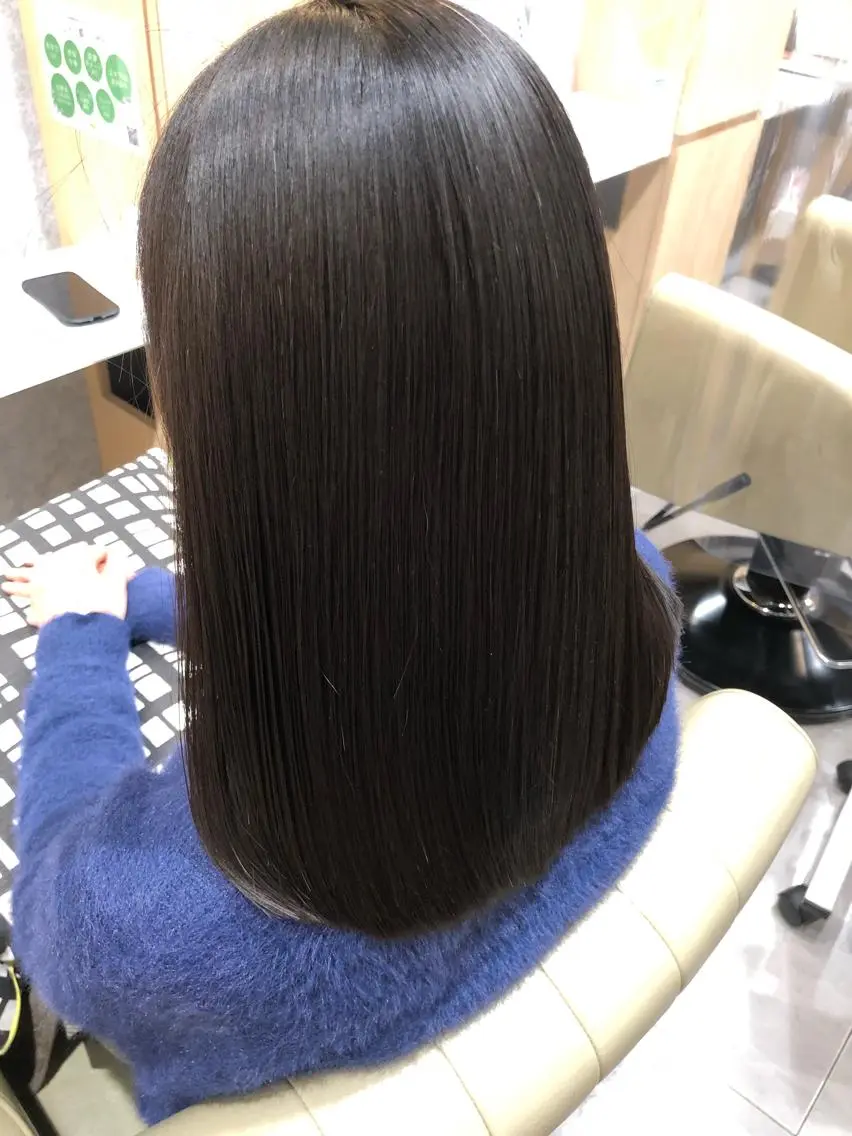 ミディアム カット 縮毛矯正 トリートメント 【髪質改善特化･ 福田航洋】のヘアスタイル