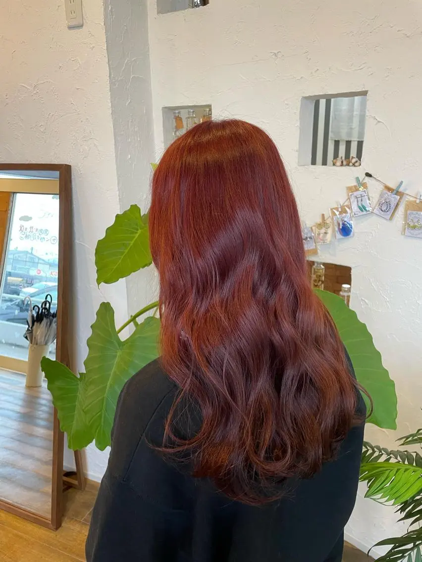 ロング カラー バレイヤージュ ベージュカラー 黒髪 ブリーチ ハイライトカラー カット ヘアカラー トリートメント 🌸小掛🌸 豊橋外国人風カラーのヘアスタイル