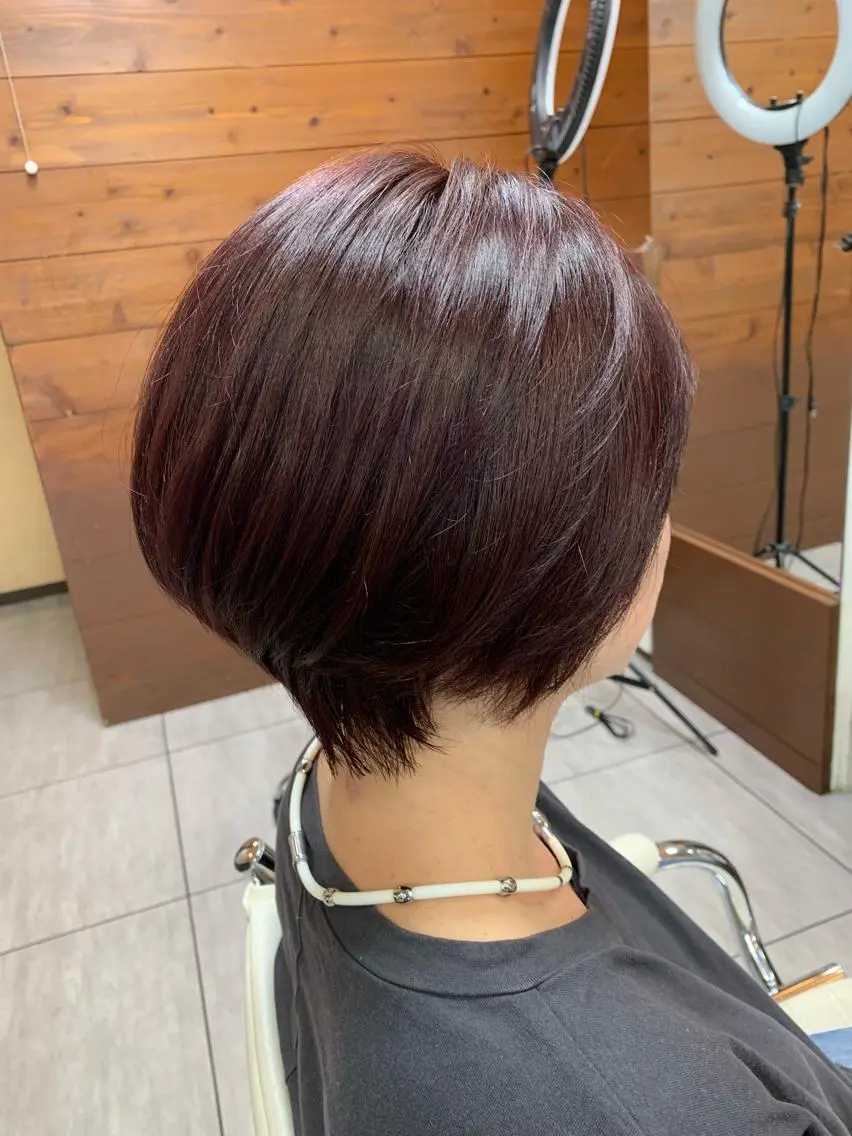 ショート カラー ショートヘア 似合わせ/前髪カット /店長 村上直也のヘアスタイル