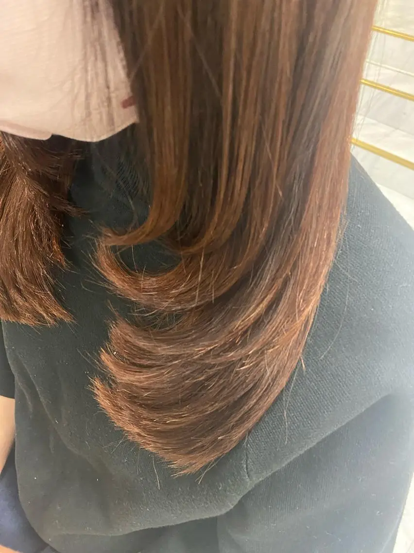 ロング レイヤーカット シャギー 目黒 碧人のヘアスタイル