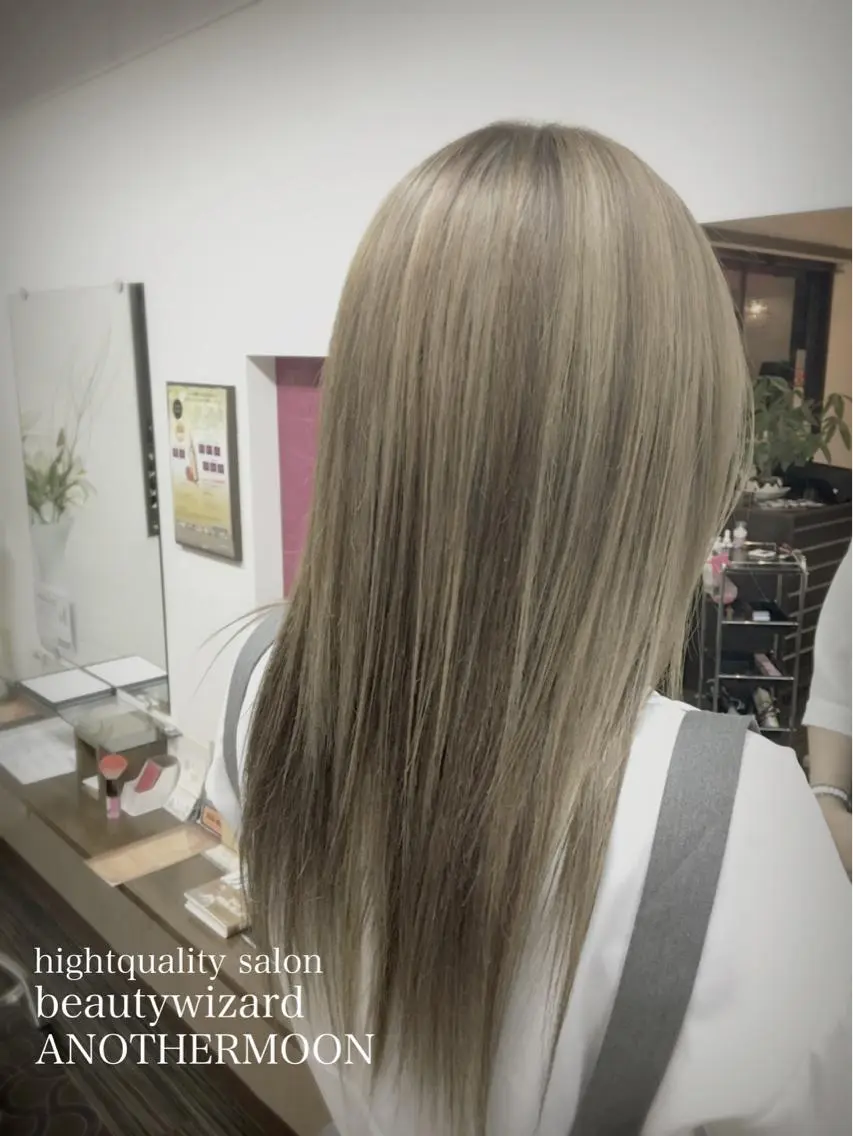 ロング アッシュ 大島 智志のヘアスタイル