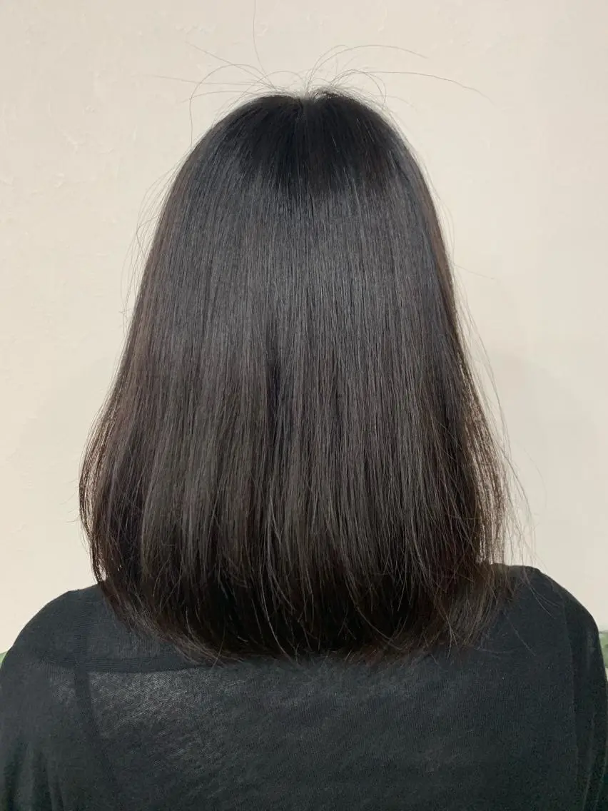 ミディアム トリートメント 安藤 まどかのヘアスタイル