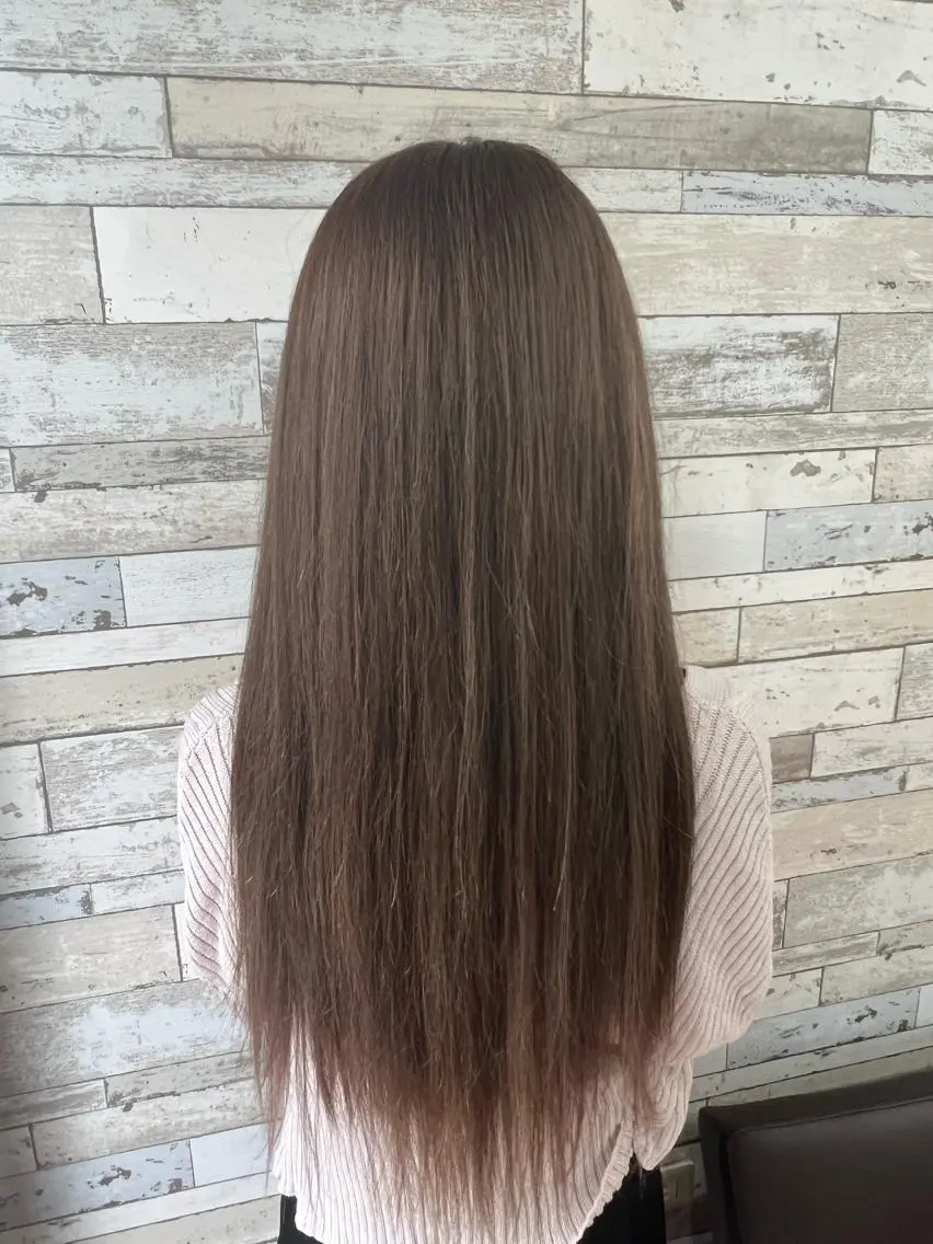 ロング シールエクステ エクステ B-W ⭐️REIKOのヘアスタイル
