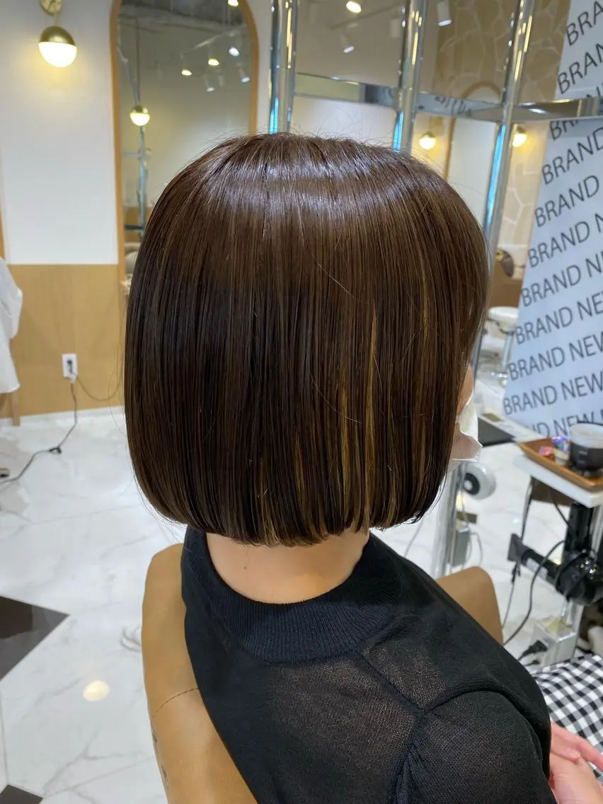 ミディアム ボブ 坂井 茅聖のヘアスタイル