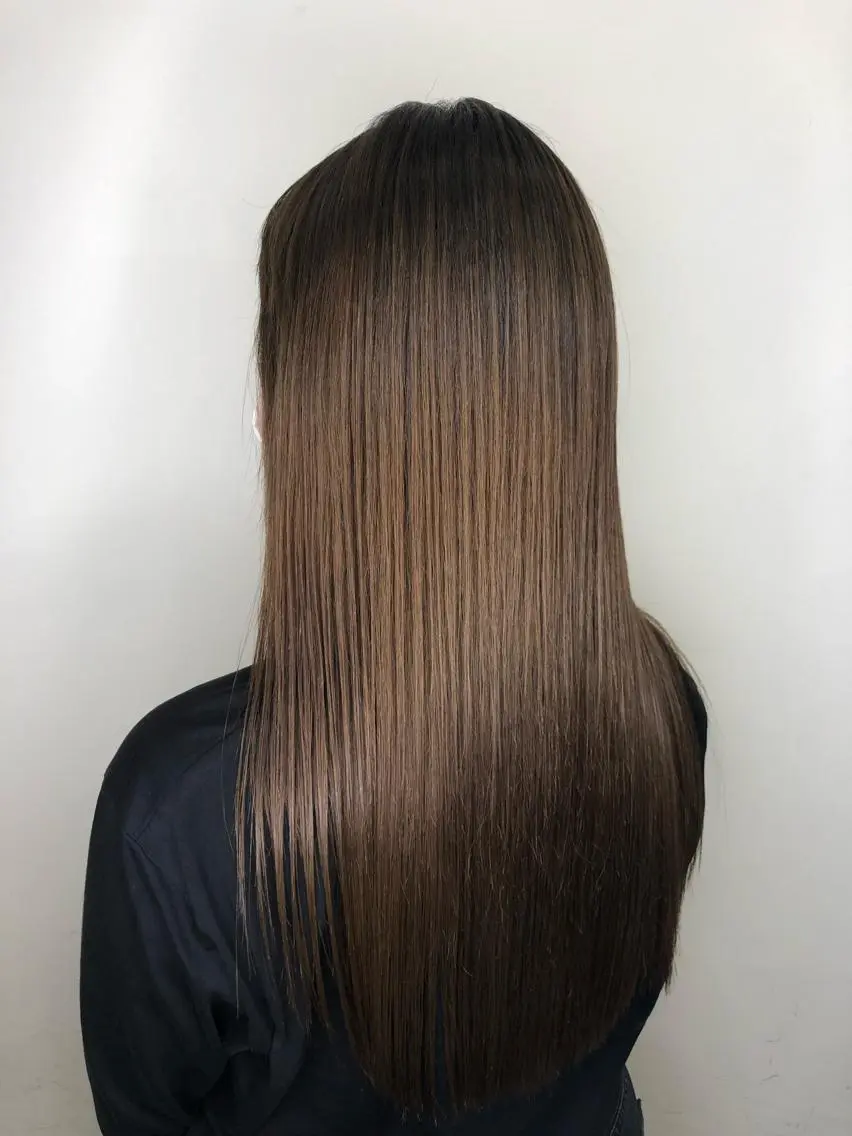セミロング カラー カット トリートメント 斉藤 翔平のヘアスタイル