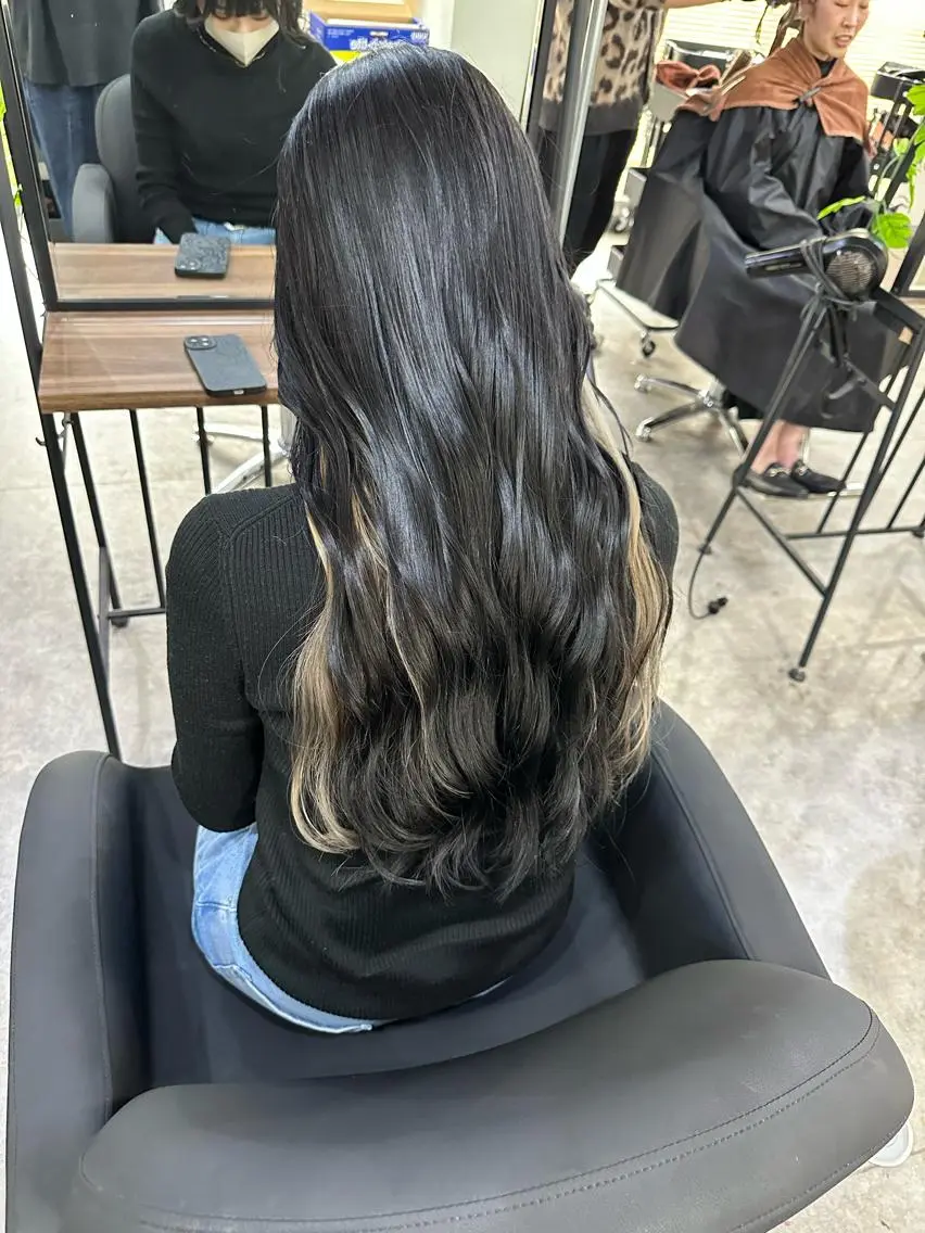 カラー イヤリングカラー 髪質改善 コレマツのヘアスタイル