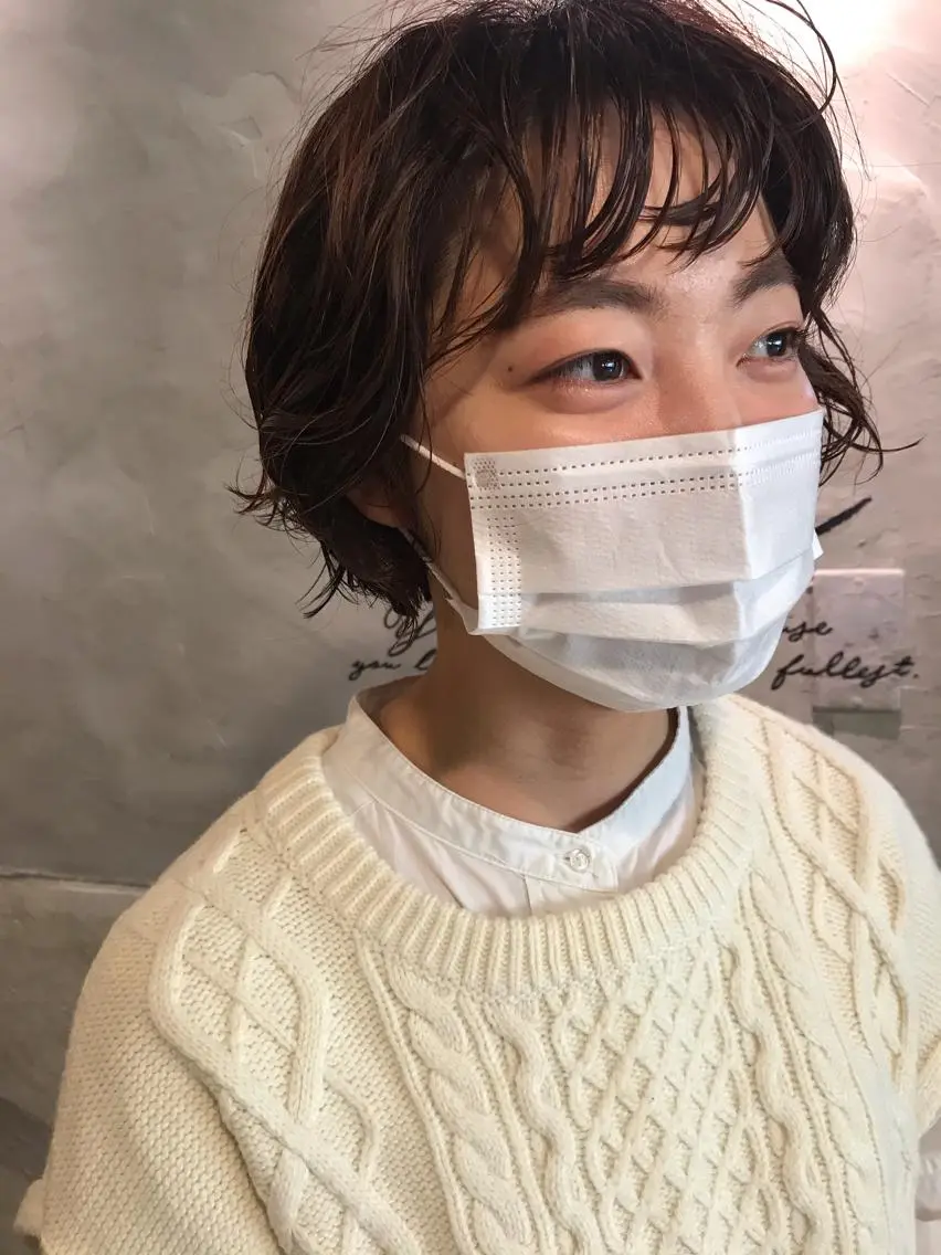 ショート カット パーマ トリートメント ayane⭐️ボブ・ ショート・パーマのヘアスタイル