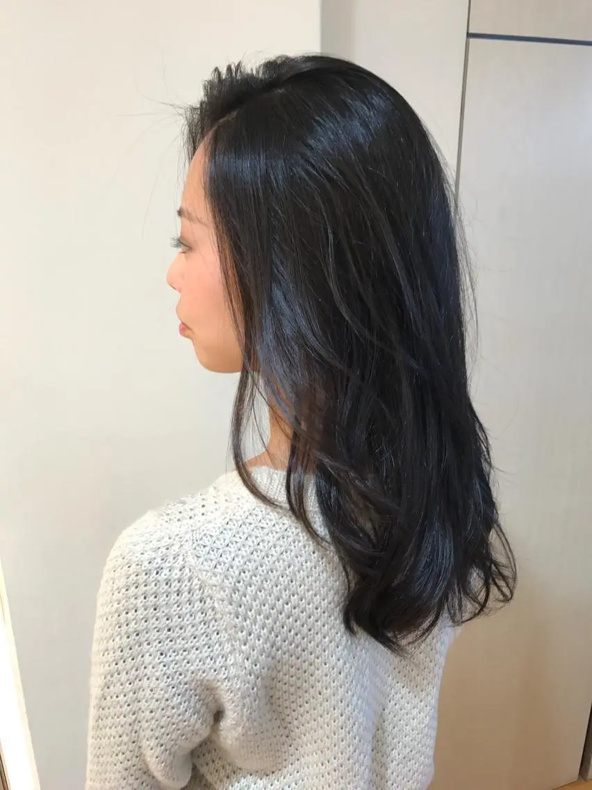 ミディアム セミロング ロング レイヤーカット タジマ ヤスヒサのヘアスタイル
