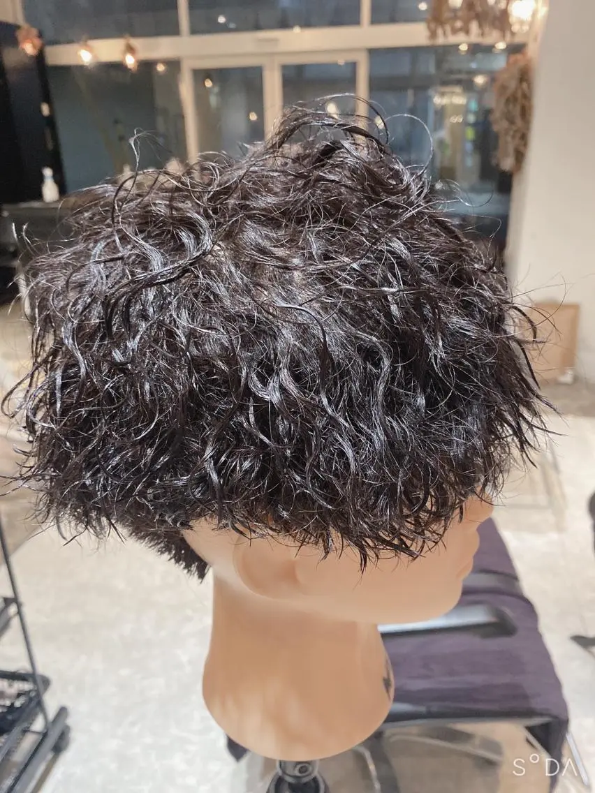 ショート メンズ カット ヘアカラー パーマ バレイヤージュ職人 🔥代表YU-SHIのヘアスタイル