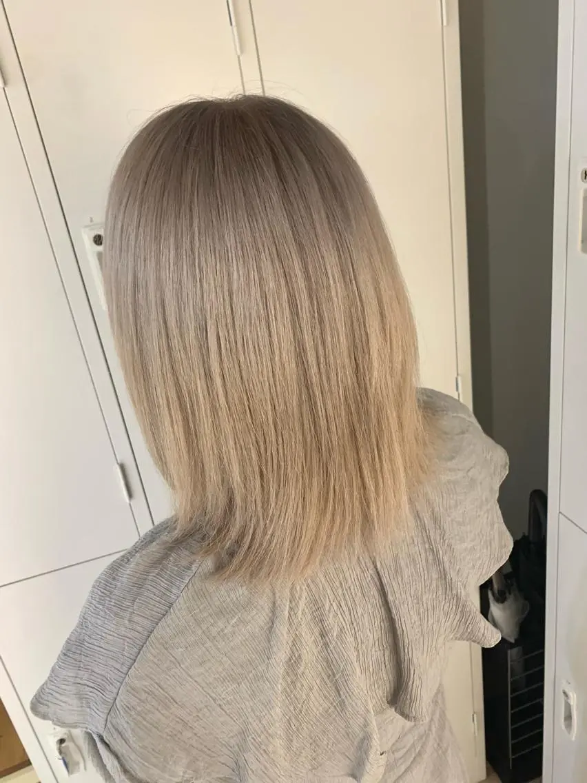 ミディアム ヘアカラー ✨ハイトーン✨艶髪 ✨髪質改善✨和田のヘアスタイル