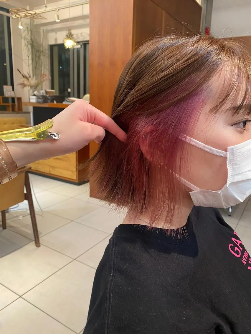 ミディアム カラー インナーカラー ヘアカラー 袴着付け予約受付中/ 渡辺奈緒のその他イメージ