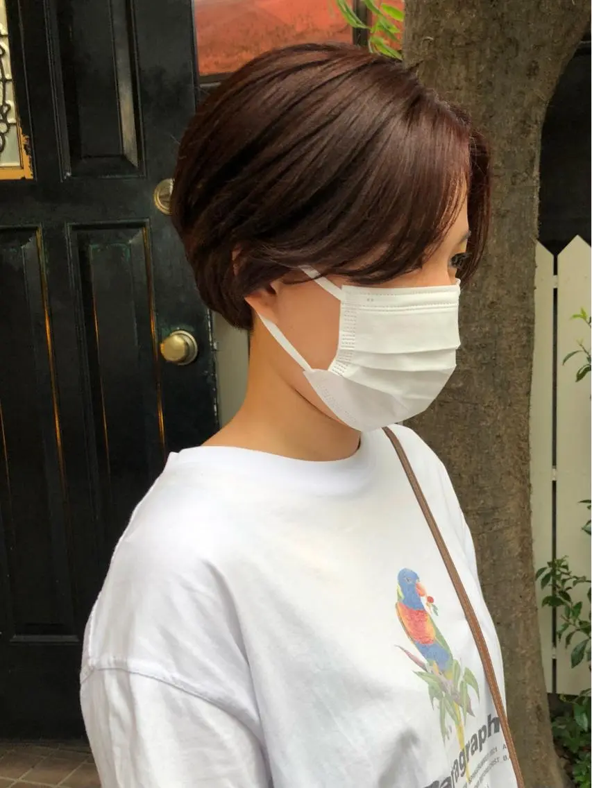 ショート カラー eri kinjoのヘアスタイル