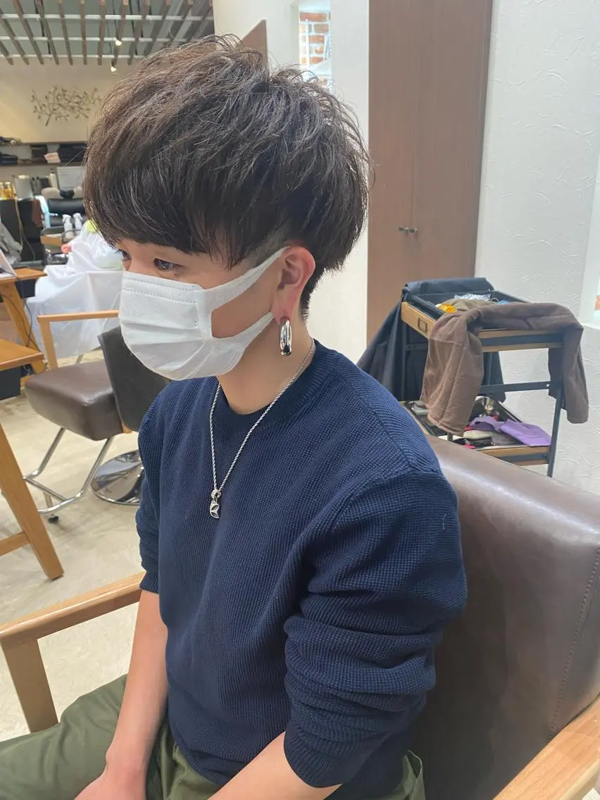 ショート メンズ TELA HAIR 大輪のヘアスタイル
