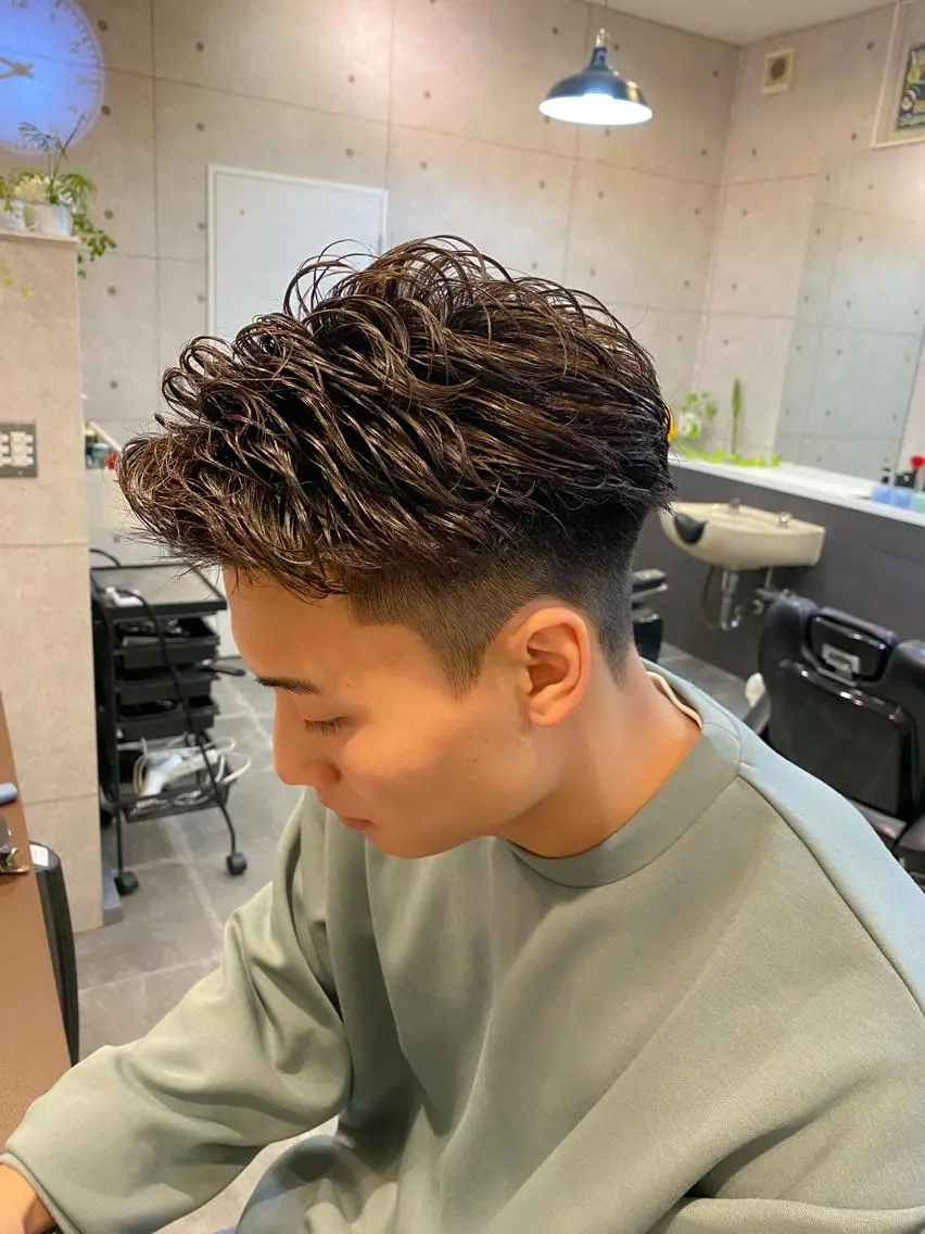 ショート メンズ カット ヘアカラー ヘアセット 🔥メンズ専門🔥 Ayutoのヘアスタイル