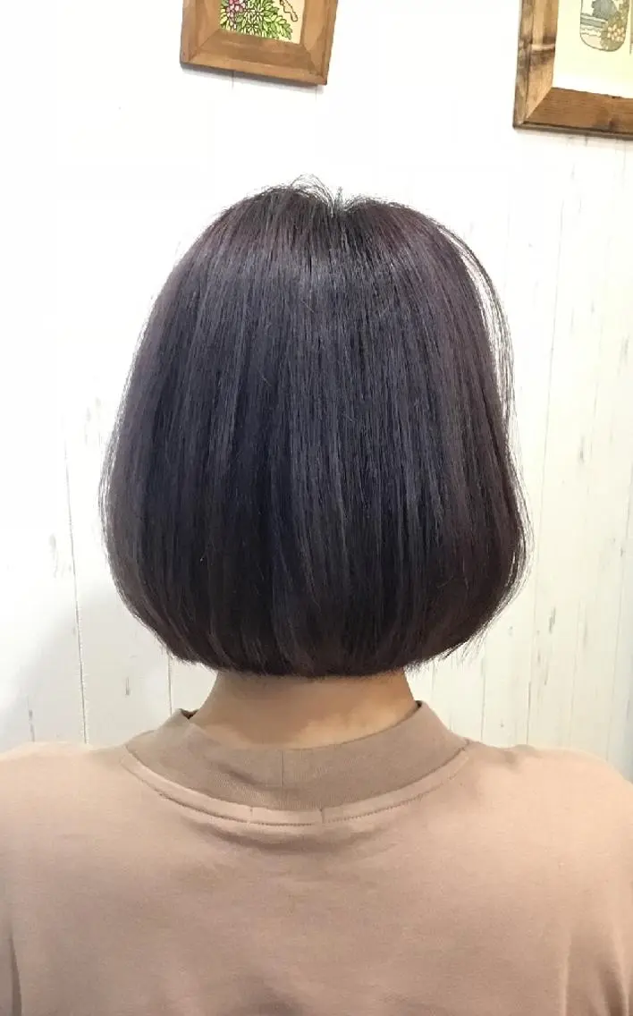 ミディアム カラー ブリーチ ヘアカラー&縮毛矯正 STAR☆RIVERのヘアスタイル