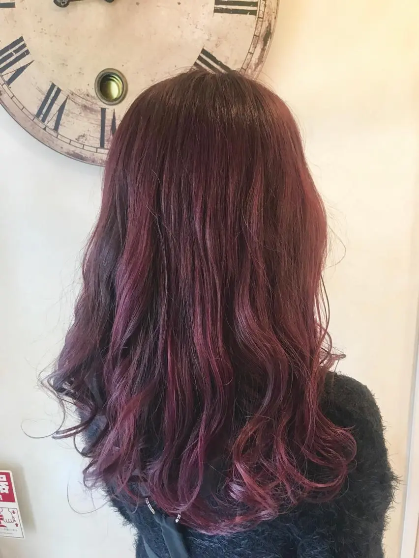 ロング カラー カット ヘアカラー トリートメント 岩谷/ブリーチ 🪽透明感カラーのヘアスタイル
