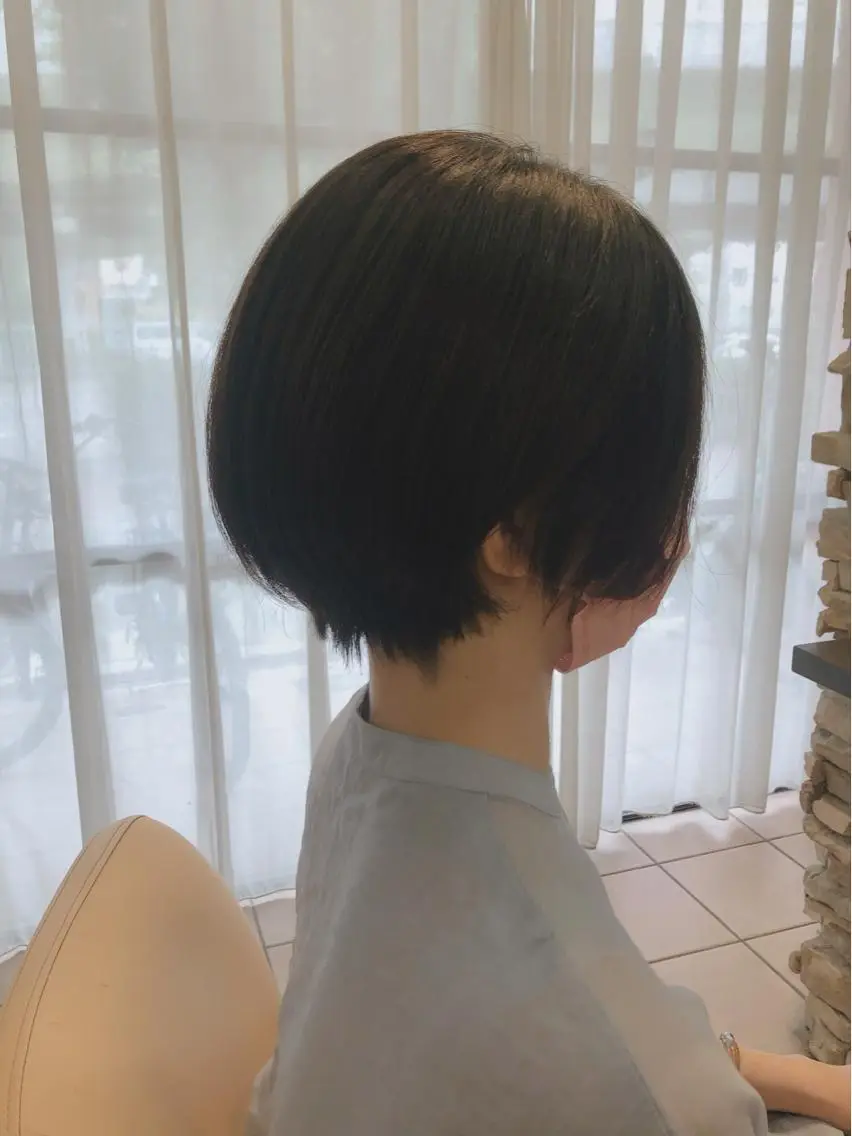 ショート カラー 髪質改善ストレート ⚡️下ノ村柊斗⚡️のヘアスタイル