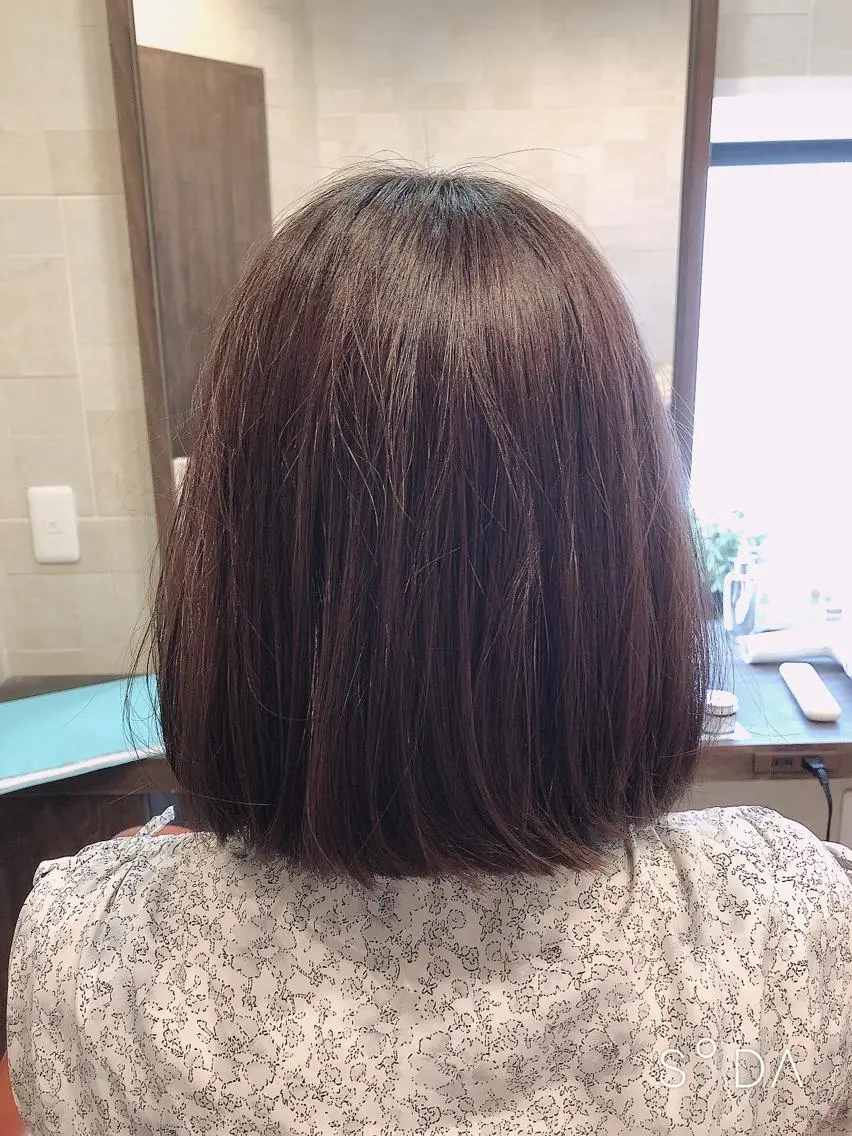 ミディアム 髪質改善JILL 桑原のヘアスタイル