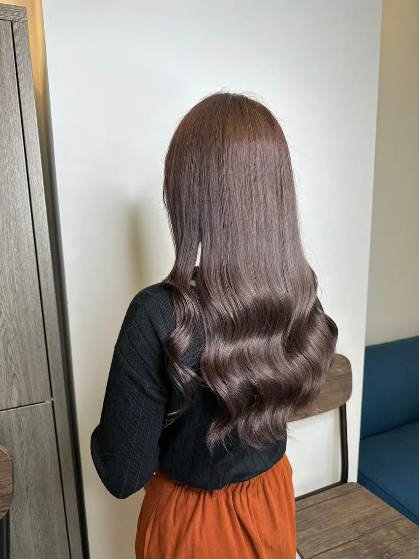 ロング カラー ブリーチ ケアブリーチ ダブルカラー イヤリングカラー ハイライトカラー N°sopo 札幌大通のヘアスタイル