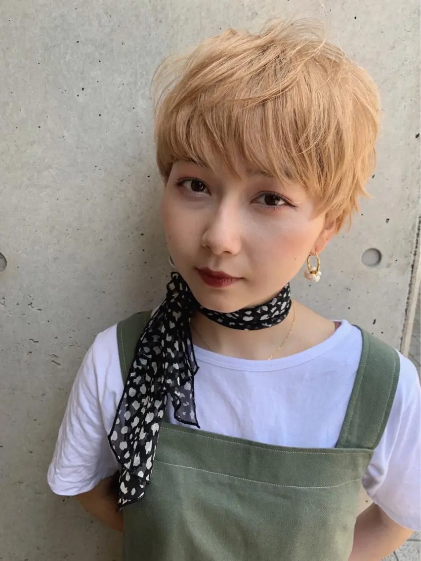 ショート カラー メンズ マッシュ ショートヘア ヘアカラー メンズStylist 山根慧のヘアスタイル