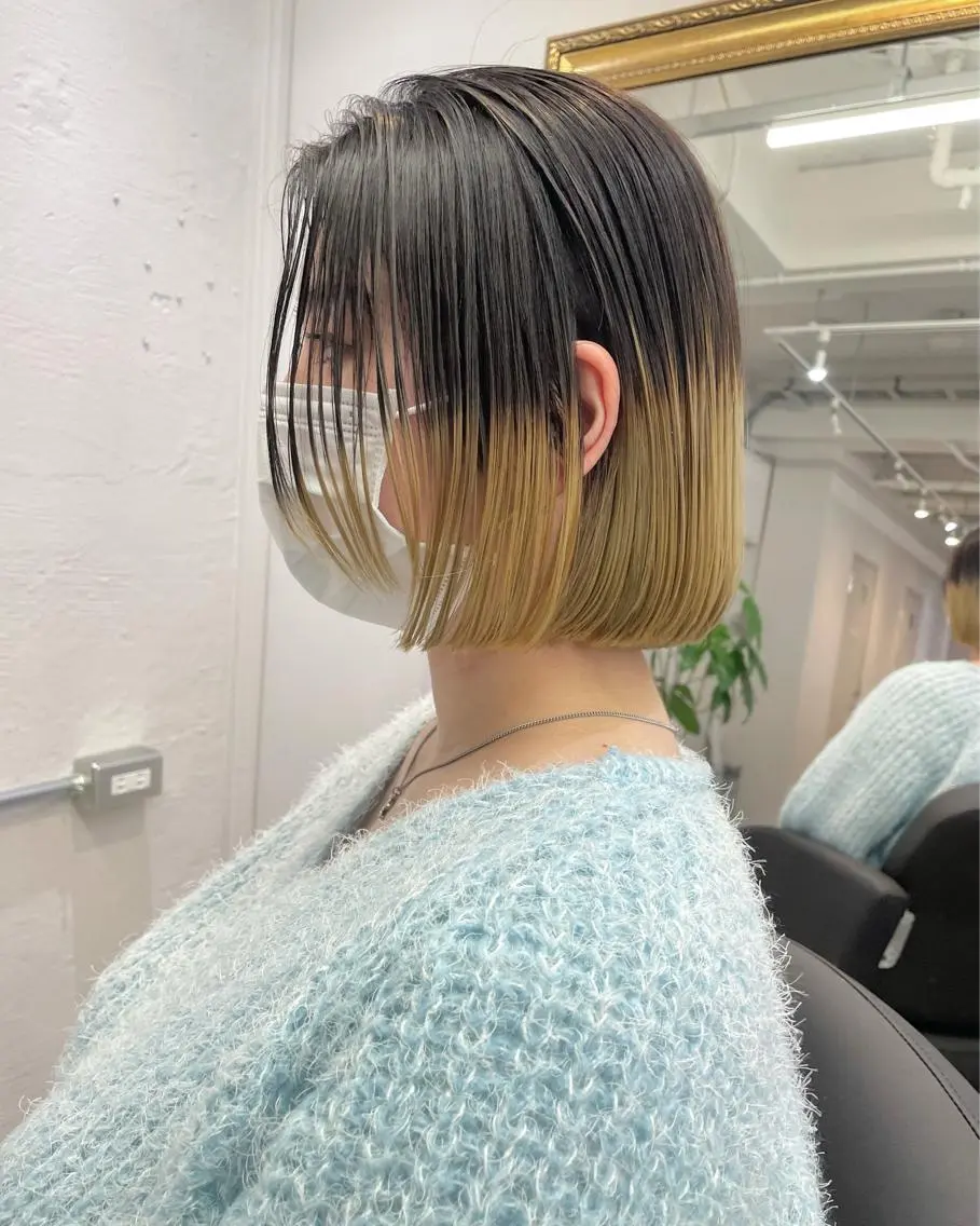 ショート カラー カット ヘアカラー トリートメント 艶髪/透明感カラー tawadaのヘアスタイル
