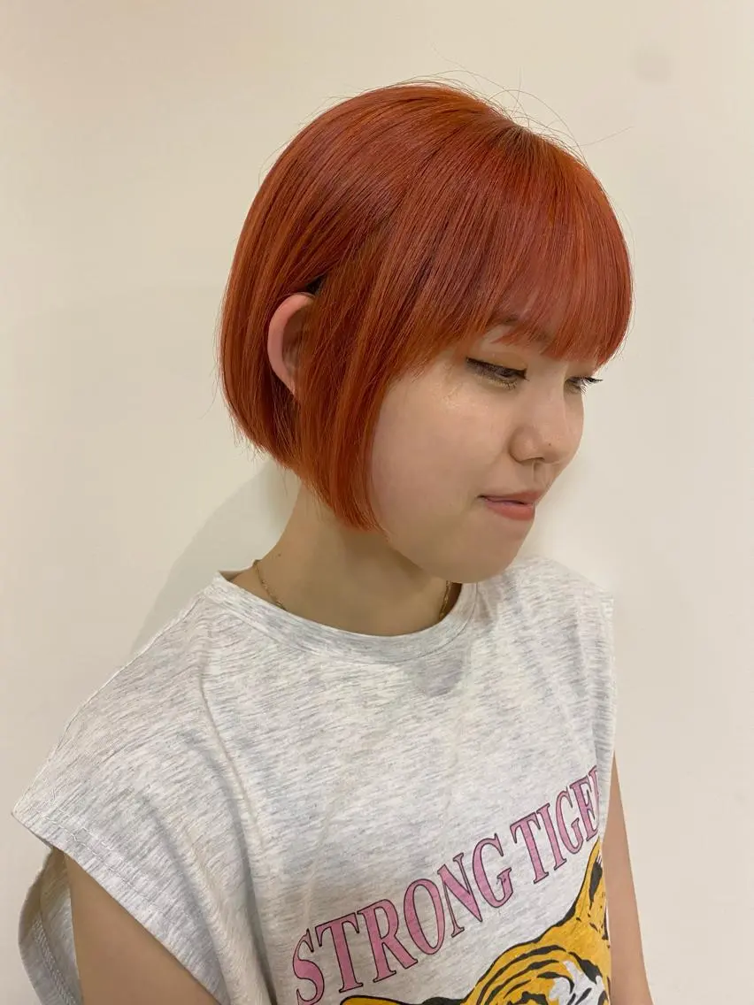 ショート ボブ LUVISM新潟🎀 透明感カラー/ミユのヘアスタイル